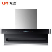 优盟(UM)UC179F欧式T型 22m³爆吸不锈钢大吸力触控式自动清洗油烟机顶吸式抽油烟机