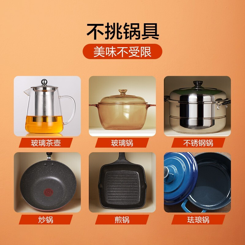 苏泊尔(SUPOR)电磁炉电陶炉煮茶 2200W大功率 低辐射家用火锅炉红外光波加热C22-CS03 单灶电陶炉高清大图