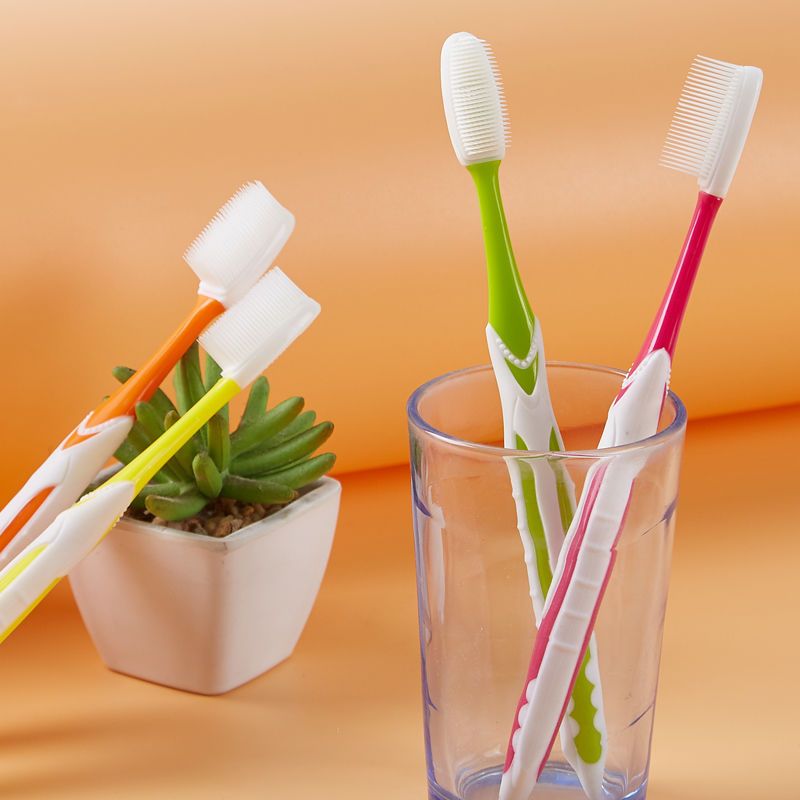 807纳米8支 纳米牙刷成人软毛 硅胶牙刷小孩纳米 成人牙刷 情侣纳米