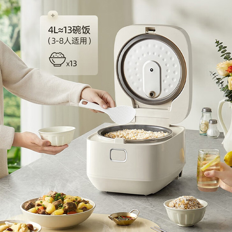 小熊电饭煲4L一键速煮耐磨不粘导热均匀DFB-L40V6高清大图