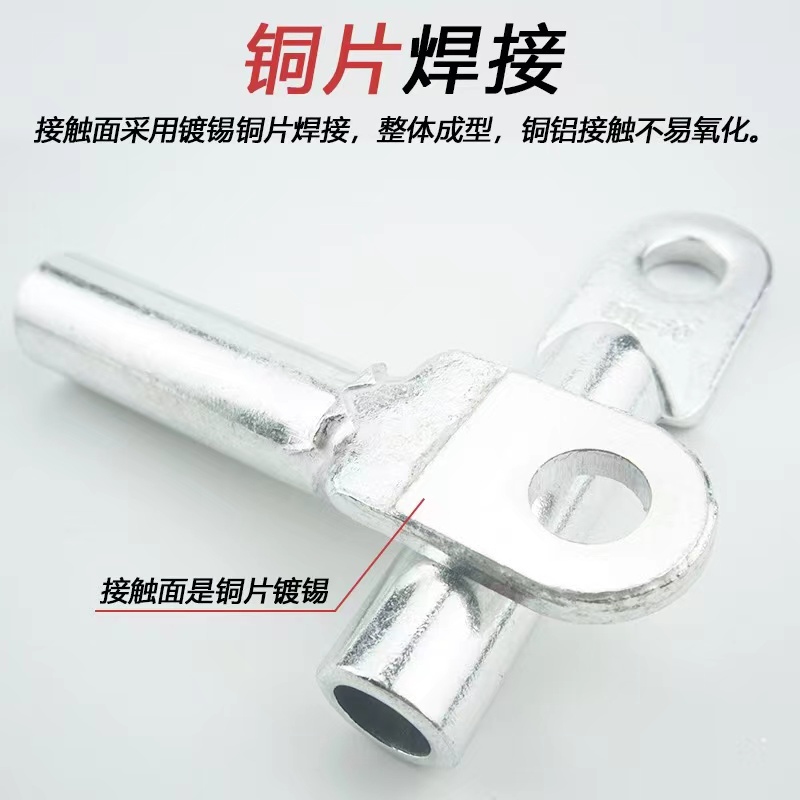 伟鹏双兴 DTLQ钎焊铜铝鼻子接线端子 双孔DTLQ-300 个高清大图