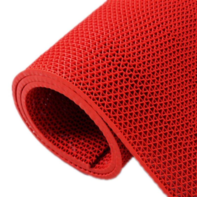 追梦s型橡塑防滑垫脚垫厚5mm宽12m长15m红色