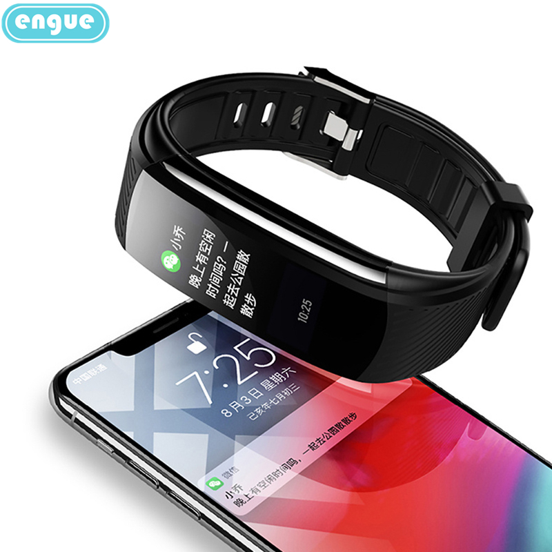 engue恩谷智能健康心率血压运动手环EG-T5-黑色高清大图