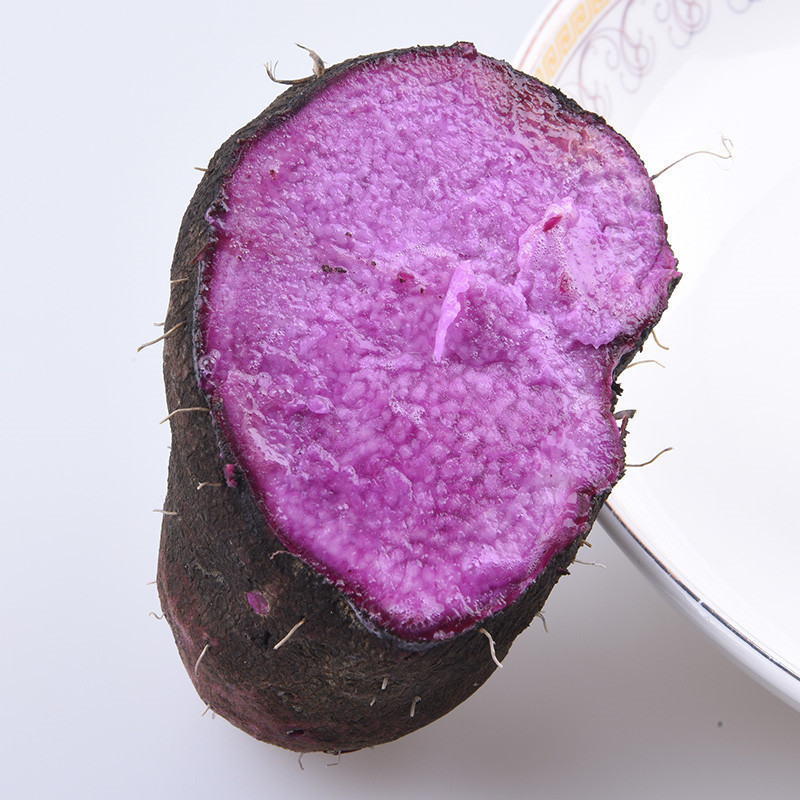 紫山药 脚板薯 毛薯紫 山药大薯红薯 紫色山药山芋