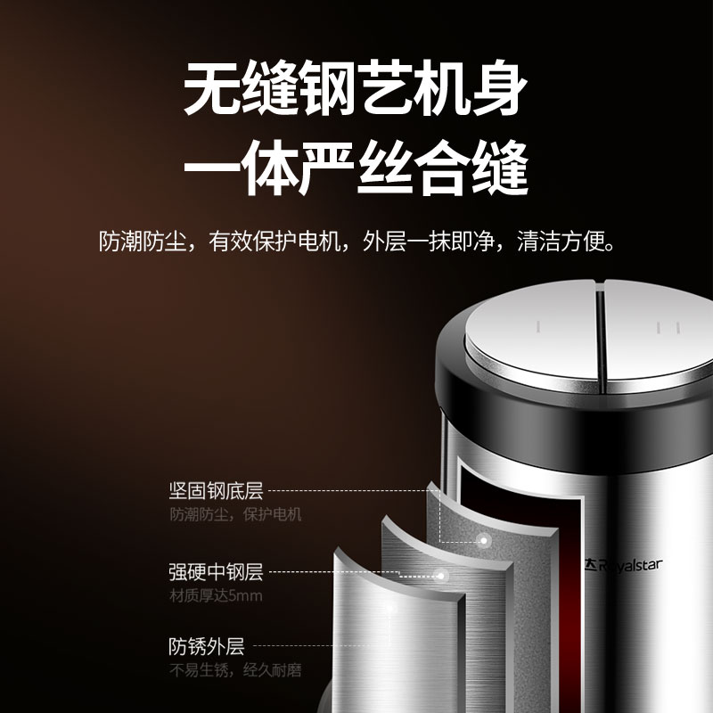 荣事达绞肉机大容量304不锈钢电动家用多功能钢化玻璃搅碎/辣椒机
