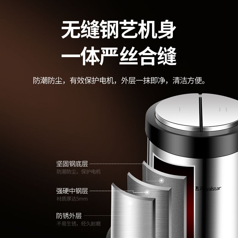 荣事达绞肉机大容量304不锈钢电动家用多功能钢化玻璃搅碎/辣椒机