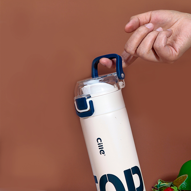 希乐Cille316不锈钢保温杯男女士户外运动简约便携大容量杯子办公泡茶杯高清大图