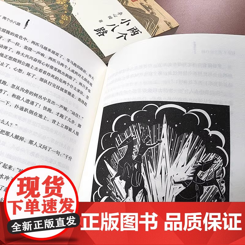 两个小八路 李心田著 红色经典书籍 文学三四五六年级小学生课外阅读书籍革命故事书成长励志读物老师寒暑假书目 文学出版社高清大图