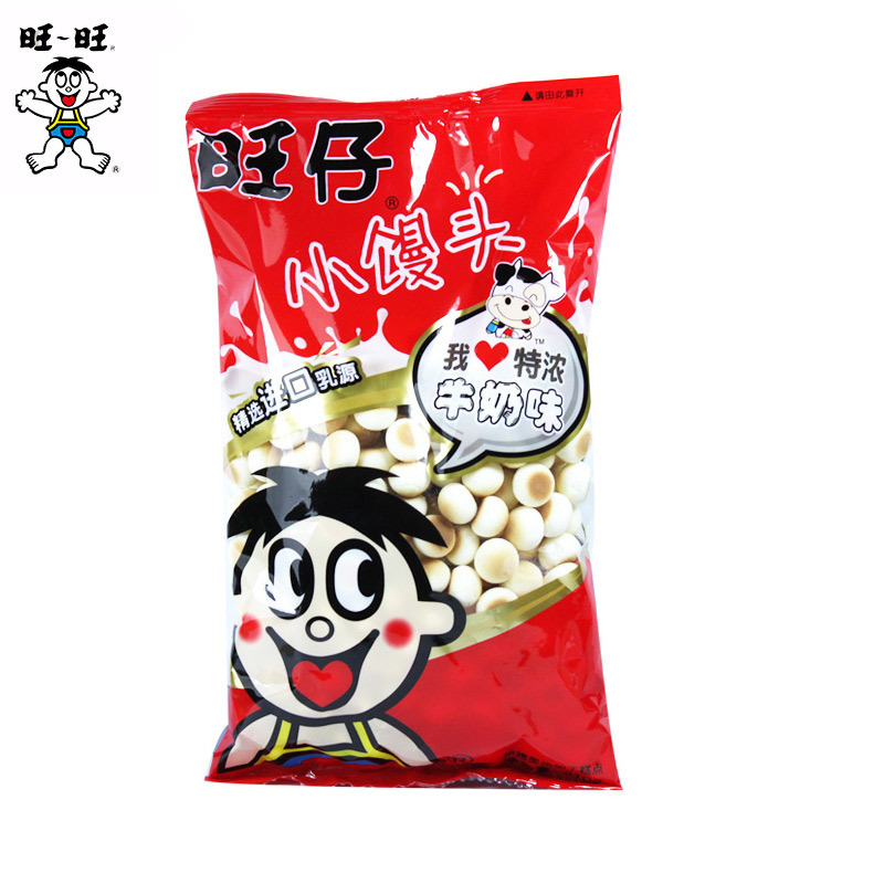 旺仔小馒头牛奶味210g单包视频