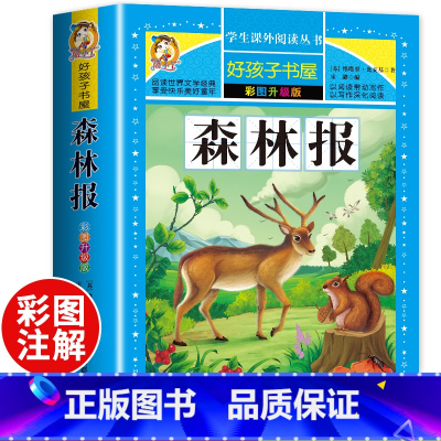 [正版]森林报 春夏秋冬全集全套4册小学生三年级四年级五年级课外阅读书籍全四册 春 夏 儿童阅读 读物经典书目