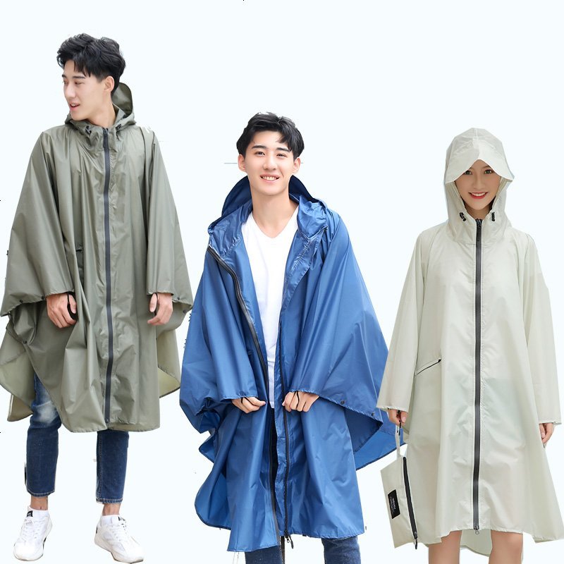 斗篷式雨衣男 轻便徒步大码电动摩托车雨披女成人单人骑车防水