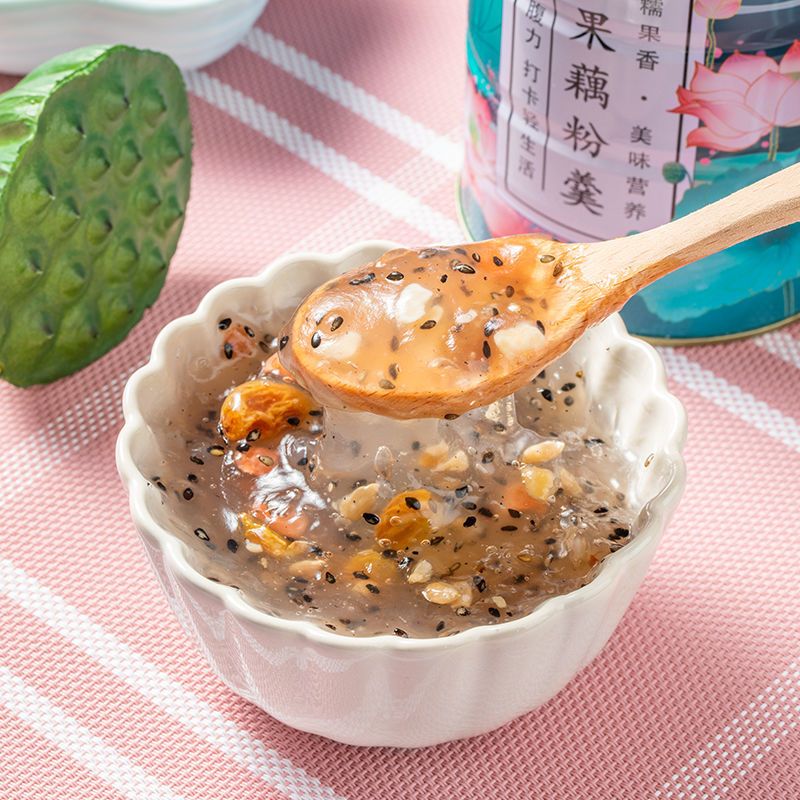 图书>期刊/杂志>男士>图书其它>坚果藕粉羹西湖藕粉奇亚籽藕粉水果捞