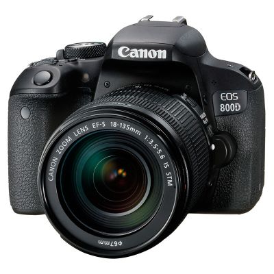 佳能(Canon) EOS 800D (18-135mm IS STM) 数码单反相机 单镜头套装 约2420万像素