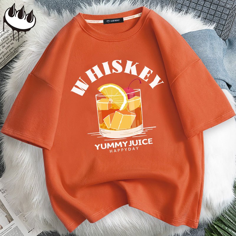 clawmoney夏季短袖t恤女薄ins潮设计感小众宽松纯棉男友风体恤衫