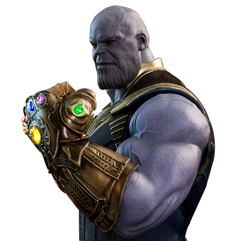 漫威复仇者联盟3无限战争灭霸无限手套1:1吸附式宝石发光手指关节可动