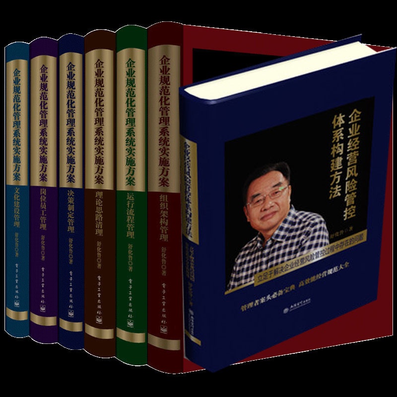 [醉染正版]套装共7册 企业规范化管理系统实施方案 岗位员工管理+组织架构管理+决策制定管理+运行流程管理+理论思路清理高清大图