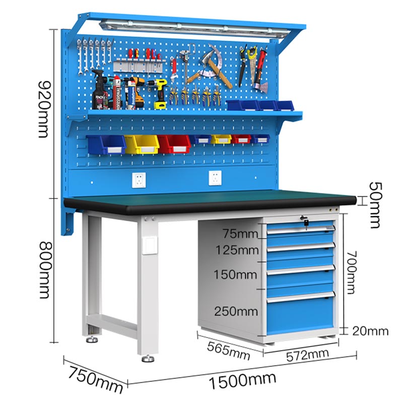 芙瑞塔防静电操作台 1.5米 张高清大图