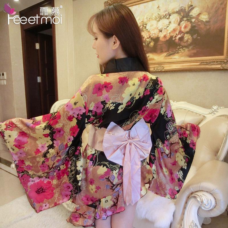 性感情趣内衣服制服女夜火激情用品套装透视装和服旗袍sm夫妻挑逗