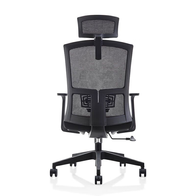 圣斯顿SU-037A 办公椅网椅含头枕660*630*1125-1195mm(单位:把)黑色高清大图