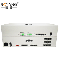 博扬 综合业务电话光端机 16E1+40电话+20路磁石+4路物理隔离网 单纤120公里 6U机架式 1对
