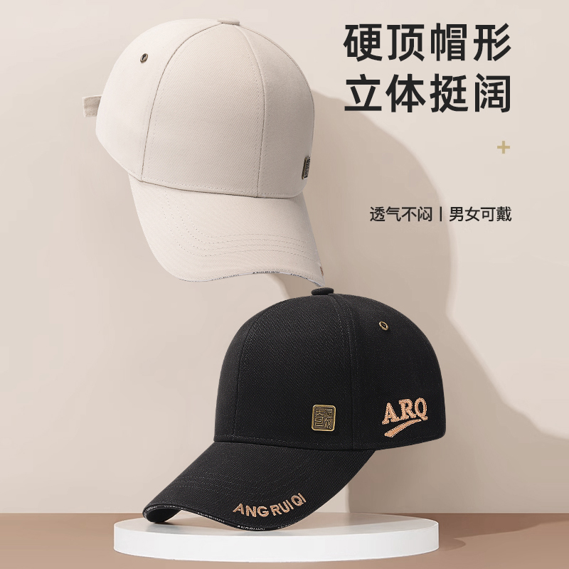 啄木鸟帽子男士2025新款户外出游大头围鸭舌帽高品质加深棒球帽外高清大图