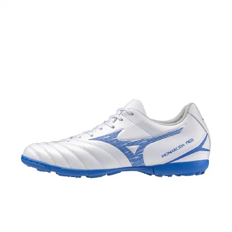 美津浓(Mizuno)男鞋环保再生材料训练鞋室内健身鞋宽版轻量化防滑 White_×_Blue 44.5