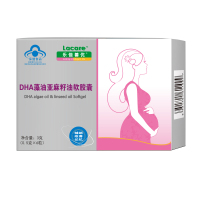 乐佳善优 lacare DHA藻油+亚麻籽油软胶囊 0.5g*6粒 3岁以上盒装