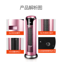 TCL取暖器TN-QG20-T8N 快速预热三档调节安全保护家用居浴室电暖器炉立式办公室电暖气片节能省电暖风机机械款白色