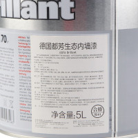 都芳(DUFA) 都芳漆 德国进口生态内墙乳胶漆 水性油漆涂料 墙面漆白色套装15L