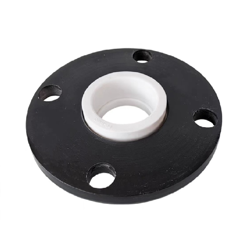 中锦科技 PPR热熔法兰PPR160(6寸)法兰根+防腐铁法兰+垫片 个高清大图