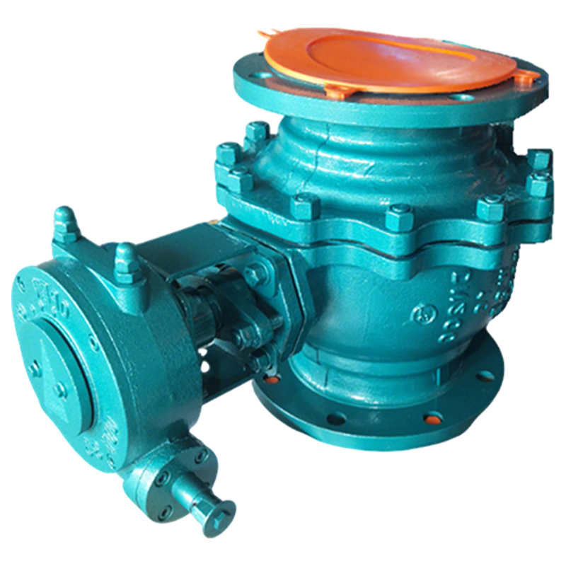 卫未来 涡轮衬氟球阀 DN125 个高清大图