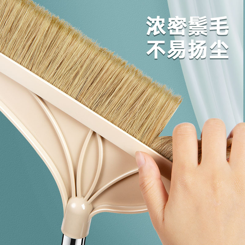 扫把簸箕套装家用猪鬃毛扫地扫帚组合不粘头发大号2023新款垃圾铲