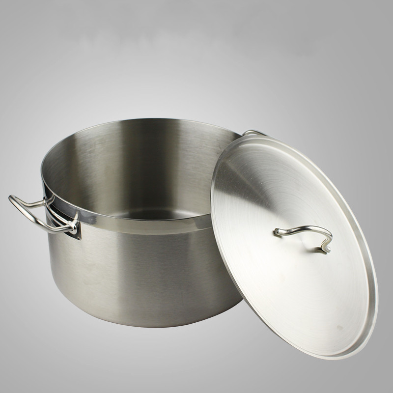 企购优品 不锈钢商用电磁炉汤煲复底 30*18*0.8厚 直径40