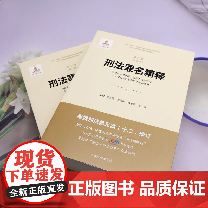 刑法罪名精释:对*高人民法院、*高人民检察院关于罪名司法解释的理解和适用
