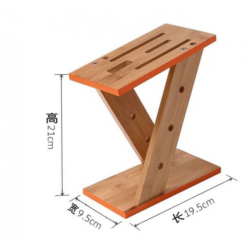 竹刀架刀座家用厨房刀具架置物架收纳架菜刀架子厨房用品竹收纳层架 三维工匠高清大图