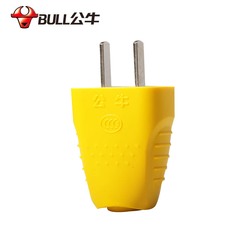 (DT)公牛(BULL) GNT-10L4 插头 单相两级可拆插头 摔不烂系列 250V10A(计价单位:个)