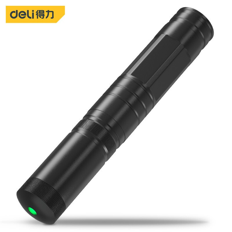 得力(deli)DL552001激光笔绿光满天星远射镭射激光手电售楼沙盘指示笔 锂电款绿光
