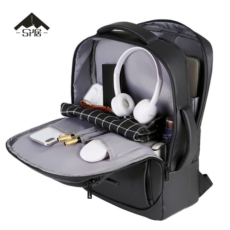 三人居 双肩包差旅背包SRJ0011901/个高清大图