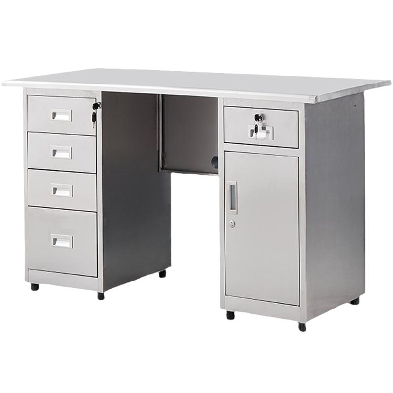 豫众诺 不锈钢办公桌 1200*600*750mm 张高清大图