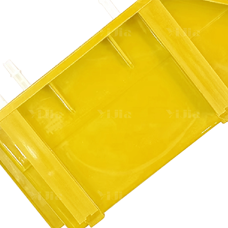 翌嘉YJ4121775 斜口组合式零件盒收纳分类货架型盒箱 黄色 8只装 730*490*1200高清大图