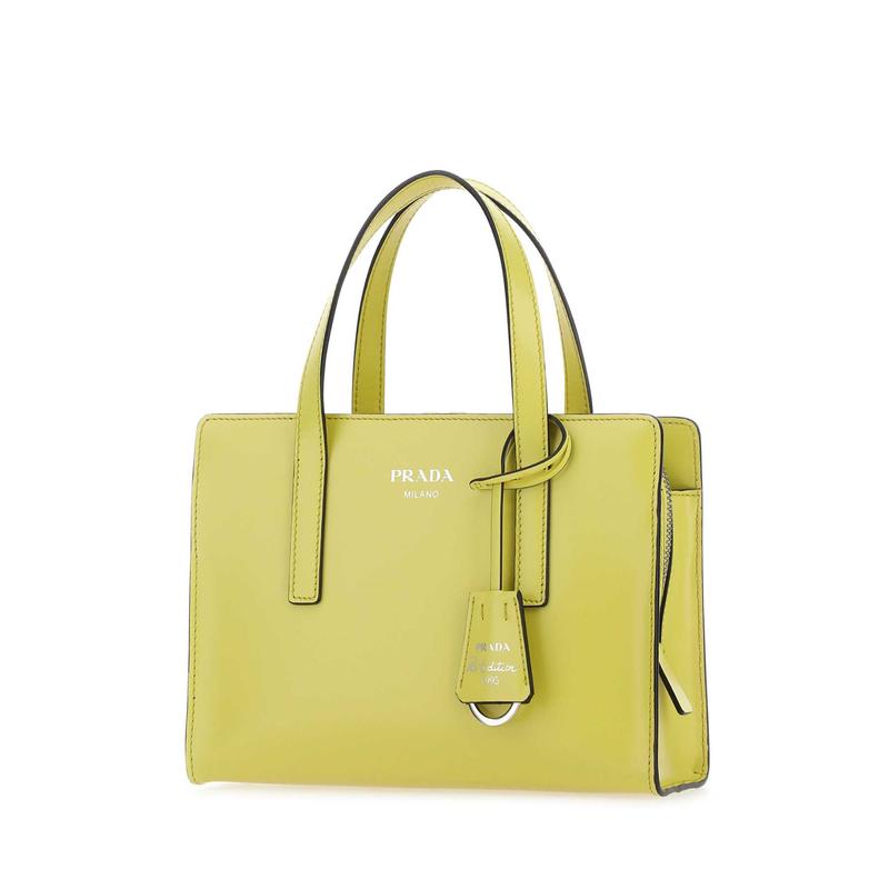 普拉达(PRADA)女士单肩包手提斜挎包翻盖设计优质牛皮休闲百搭配高清大图