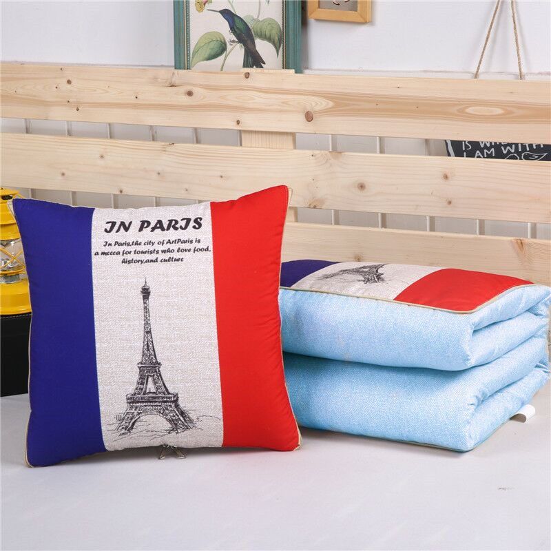 抱枕被子两用办公室午睡枕多功能枕头被折叠毯汽车靠垫靠枕空调被