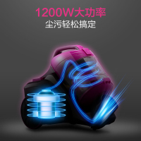 美的(Midea)吸尘器 卧式家用大吸力 无耗材水洗尘杯 大功率吸尘机 小型便携 C3-L143C
