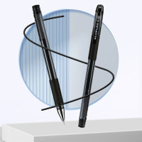 晨光(M&G)AGP63201全针管中性笔 0.38mm 12支/盒 蓝色1盒 办公签字笔 极细水笔 办公用品 书写笔类