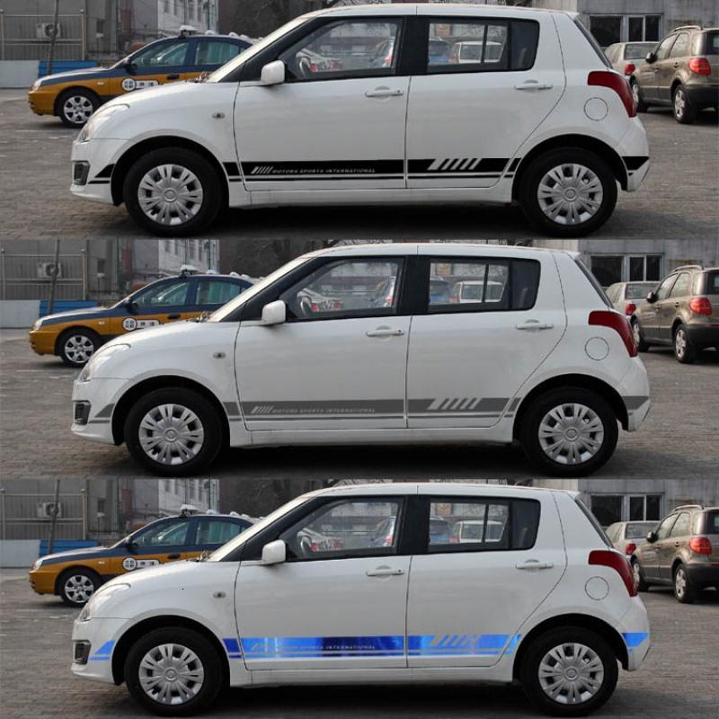 专用铃木汽车拉花侧裙贴花装饰贴纸铃木雨燕改装专用拉花贴