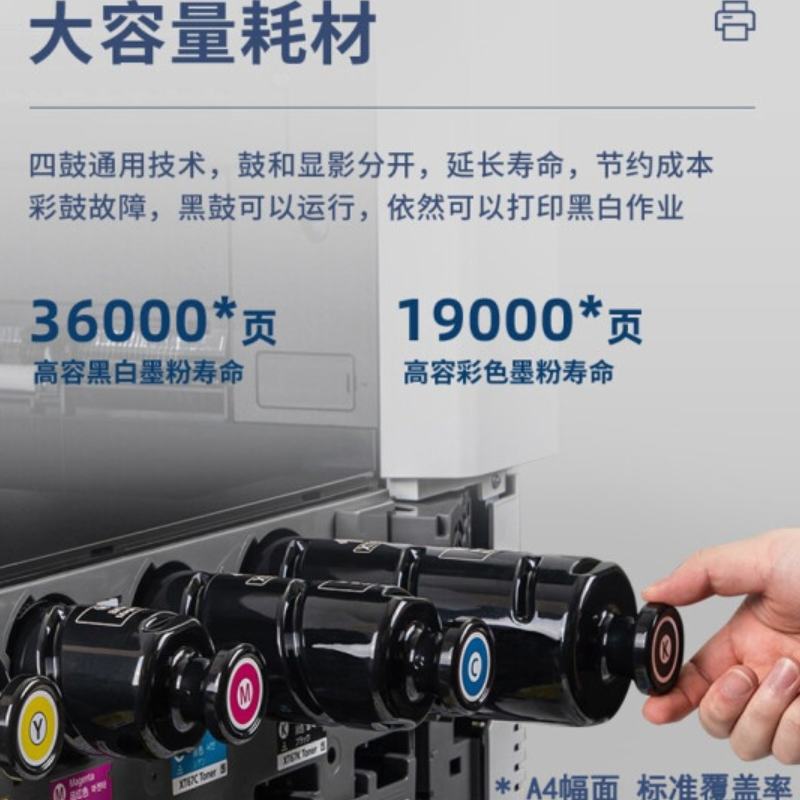 得力201CR大型打印机A3A4一体自动双面复合机 彩色复合机 官方标配