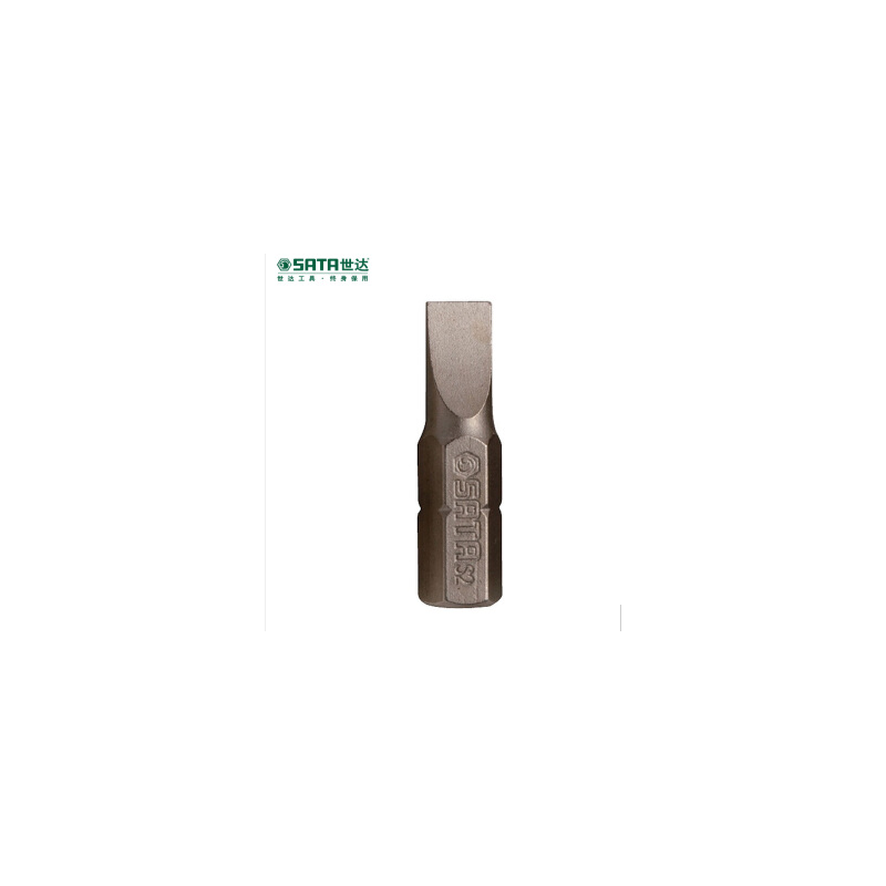 世达(SATA) 5件套6.3MM系列25MM长一字旋具头 5.5MM 59216 货期5-10天