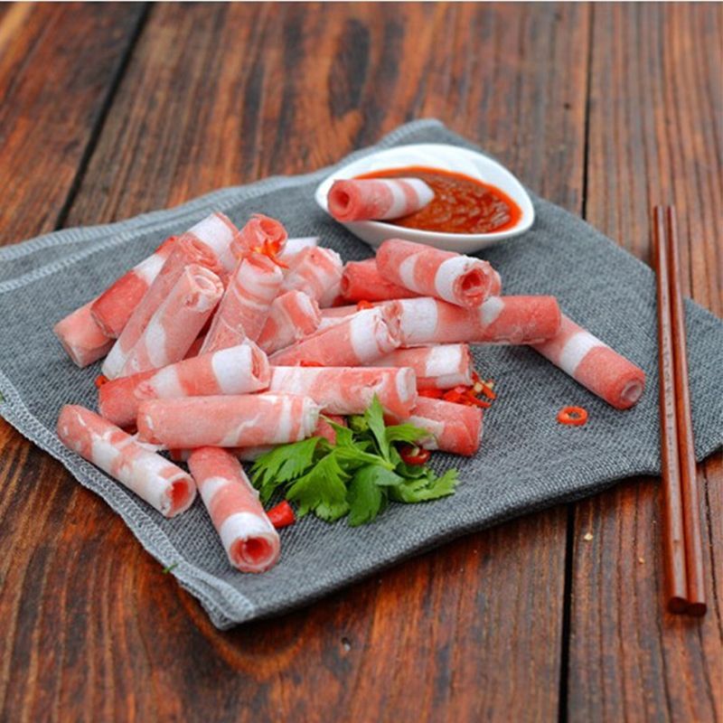 1920 宁夏西吉 国产 宁夏滩羊羔羊肉片卷袋装 涮肉火锅食材 冰鲜羊肉