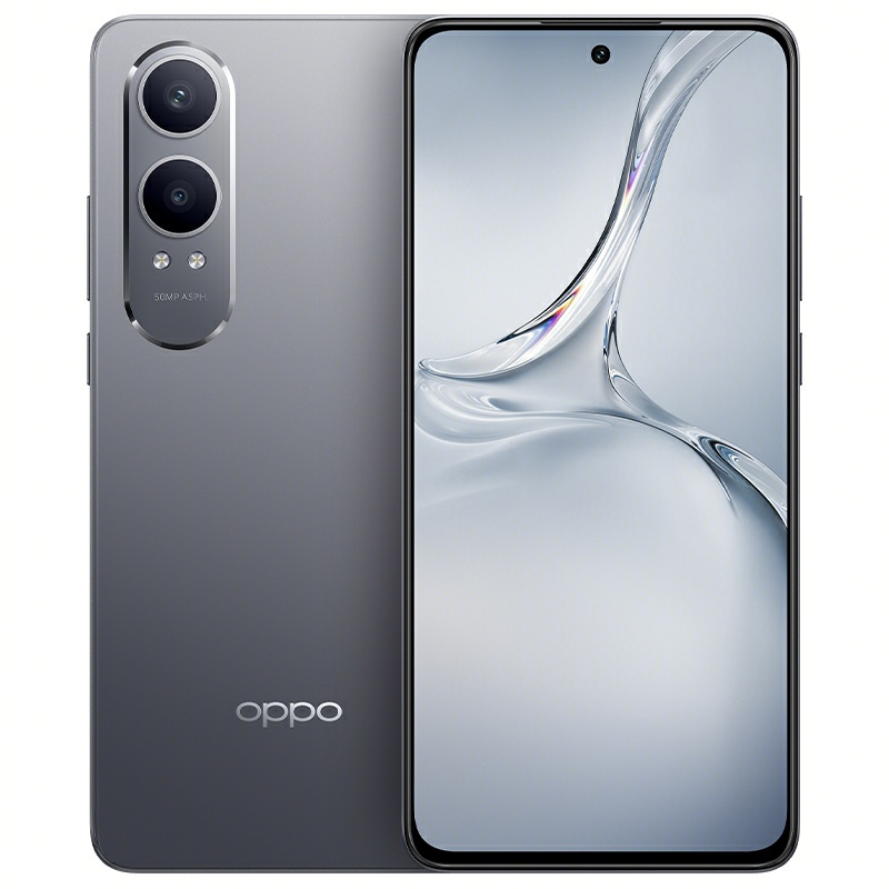 OPPO K12x 12GB+256GB 钛空灰 80W超级闪充 5500mAh超大电池 四年久用流畅 5G直屏智能手机