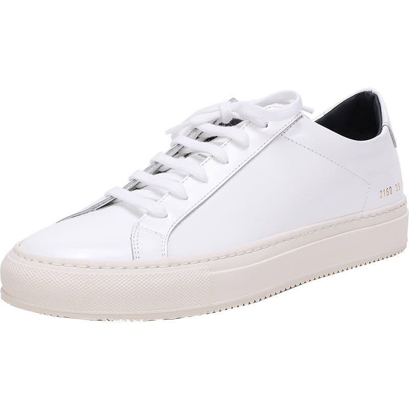 COMMON PROJECTS 男士漆皮系带板鞋运动鞋 2160图片